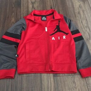 Air Jordan sports track jacket with zipper size 4